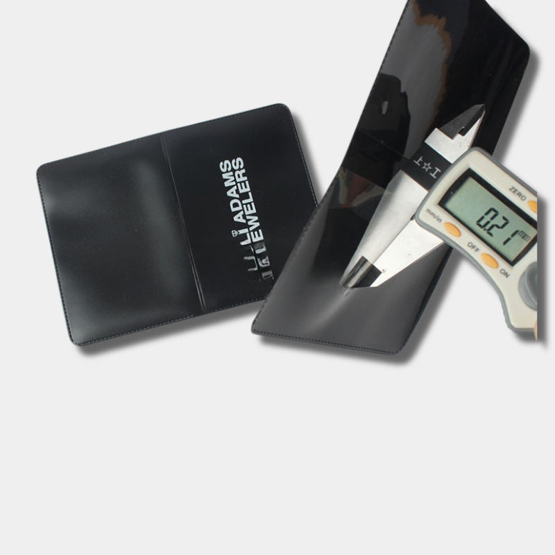 Customizable Logo Print Business Card Holder Fashionable Plastic Wallet