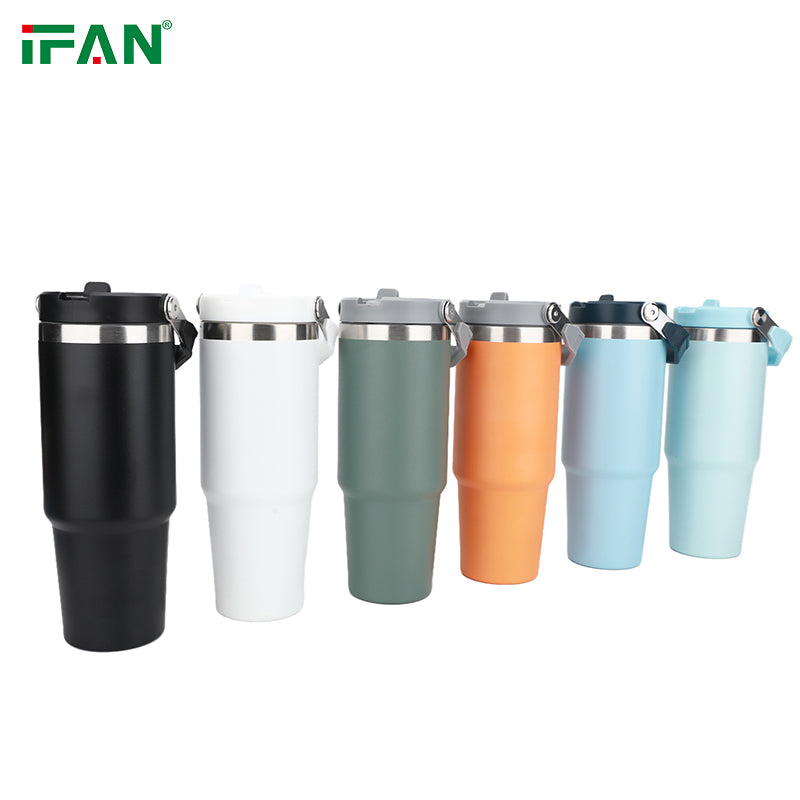 WITHOUT HANDLE TUMBLER WITH LID
