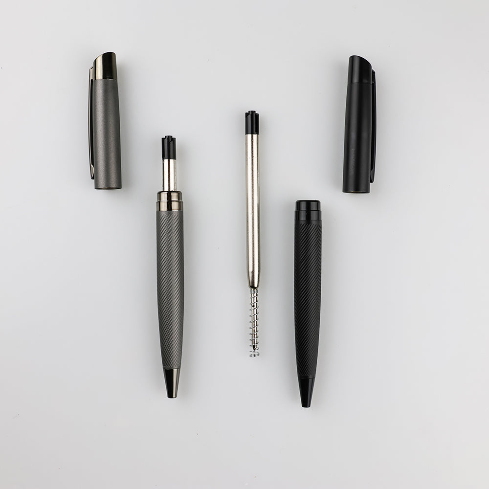 EXECUTIVE PEN - Custom Printing Executive Promotional Classic Black and Gold Luxury Metal Ballpoint Pens