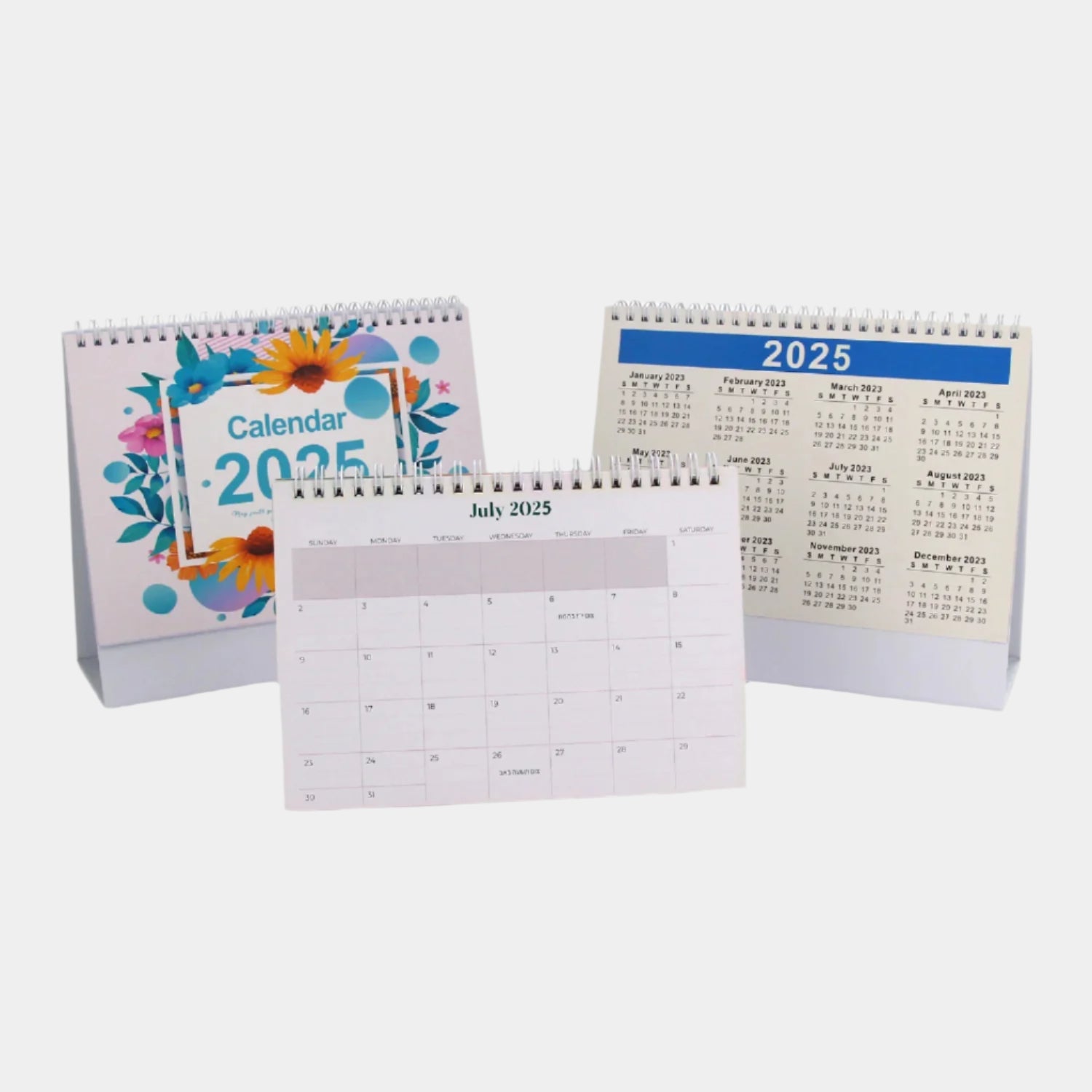 Custom Full-Color Wall or Desk Calendar – 365 Days CMYK Printed