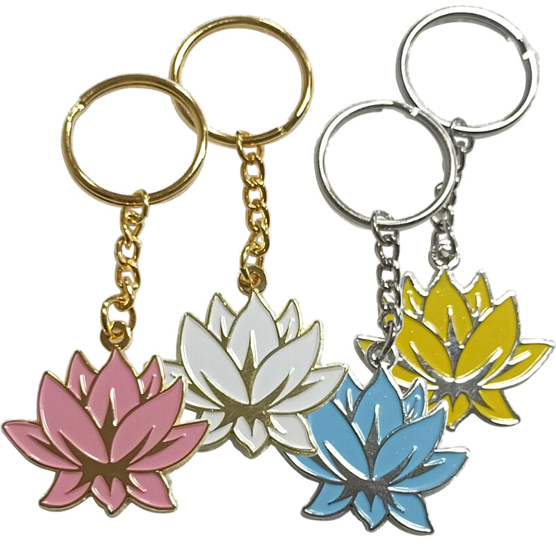 Key Chain - Souvenir Round Shape Enamel Keychains printing Logo Custom
