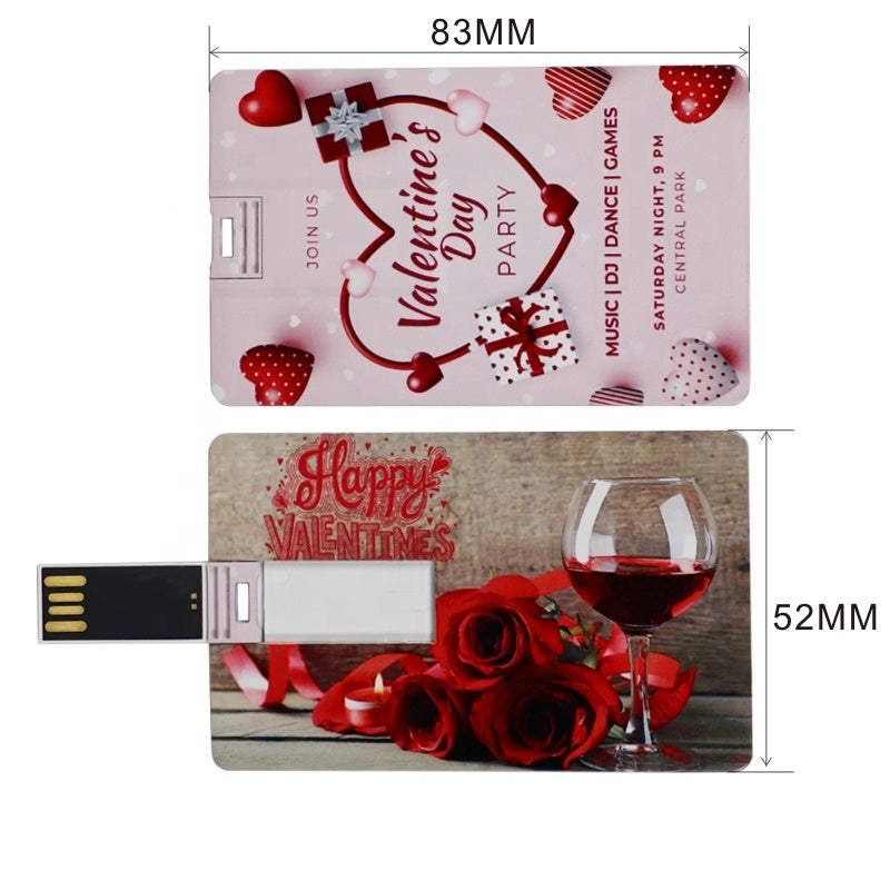 High Quality Usb Flash Drive Plastic Key Credit Card