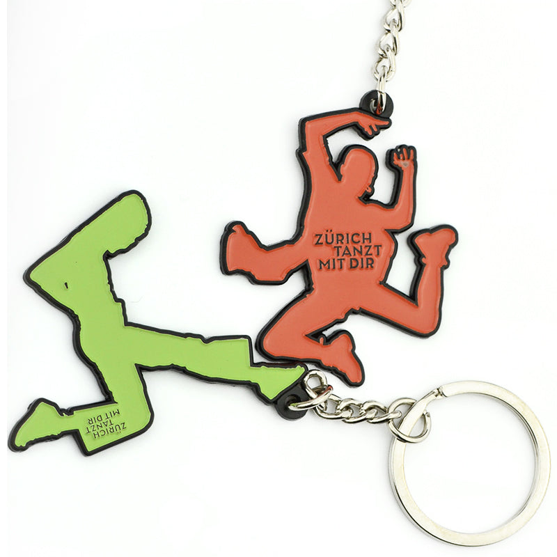 Key Chain - Souvenir Round Shape Enamel Keychains printing Logo Custom
