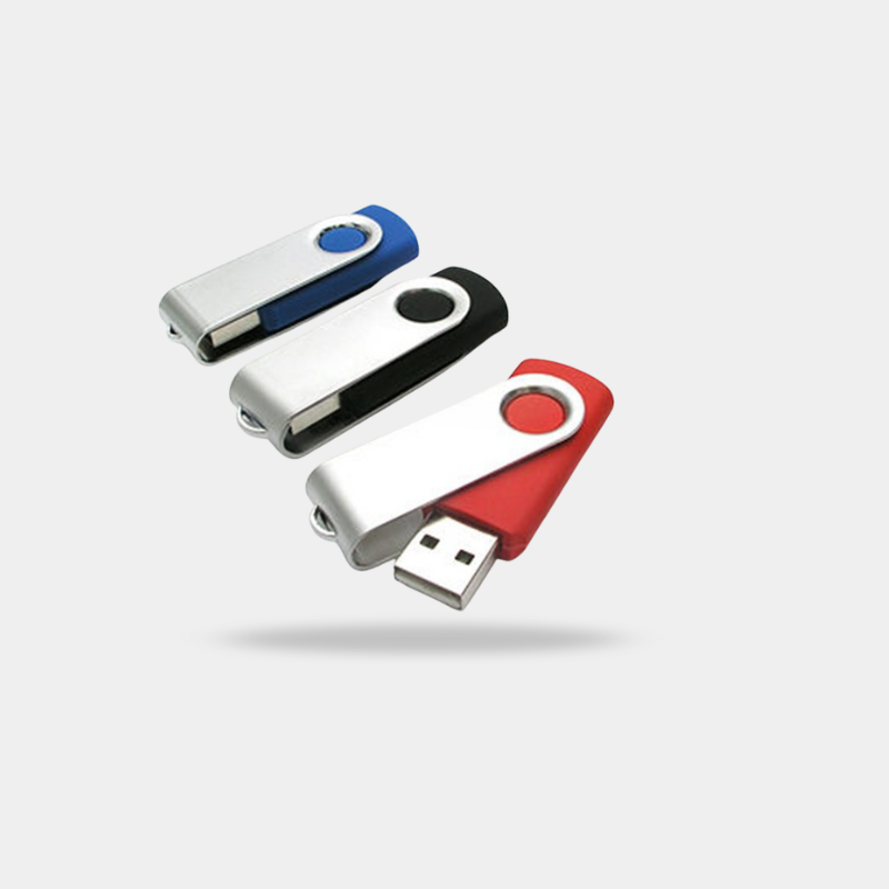 OEM Wholesale Custom USB Flash Drive Pen 1GB-32GB Promotional twist design Logo Customizable 2.0 & 3.0