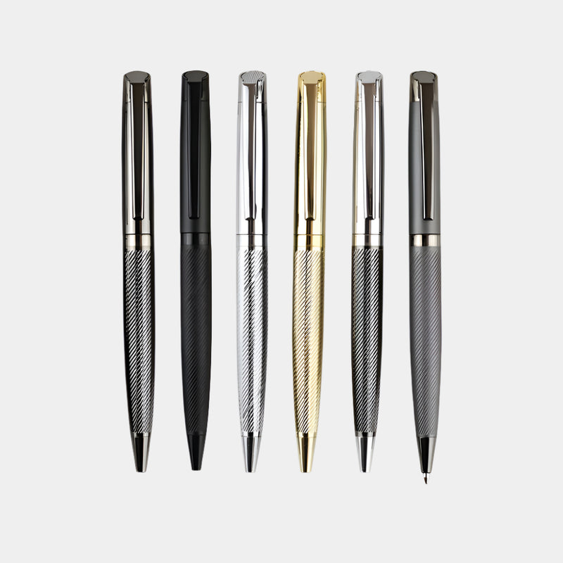 EXECUTIVE PEN -  Custom Printing Executive Promotional Classic Black and Gold Luxury Metal Ballpoint Pens