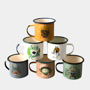 Portable Metal Tin Camp Cup Mug Enamel