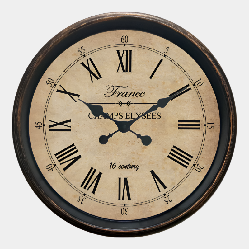 Wall Clock Manufacturer Customized Logo Vintage Decoration Livingroom Antique Wall Clock