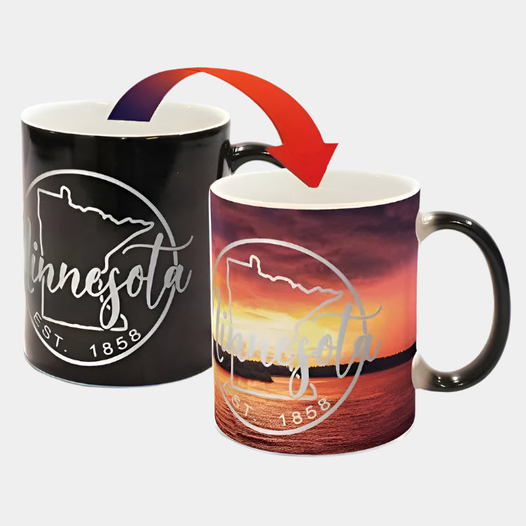 MUGS Color Changing  Magic Mugs with logo Custom American Style