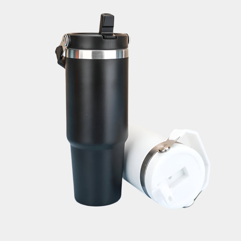 WITHOUT HANDLE TUMBLER WITH LID