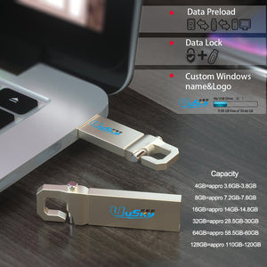 Metal Thumb Drive Udp Support Customized Usb Flash Drive Flash Disk Pen Usb 2.0