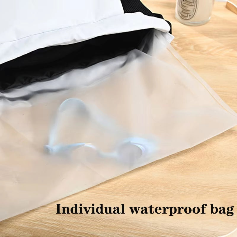 Draw String Bags Waterproof Casual Sports YOGA Gym Knapsack Capacity Fitness Travel Bag With Shoe Pocket