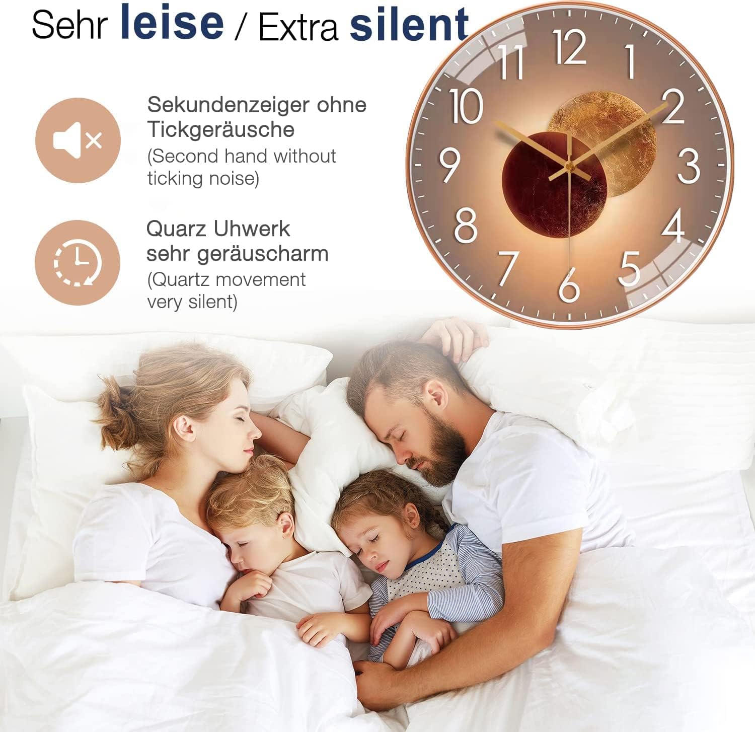 Nordic Fashion Custom Wall Clock for Luxury Gift