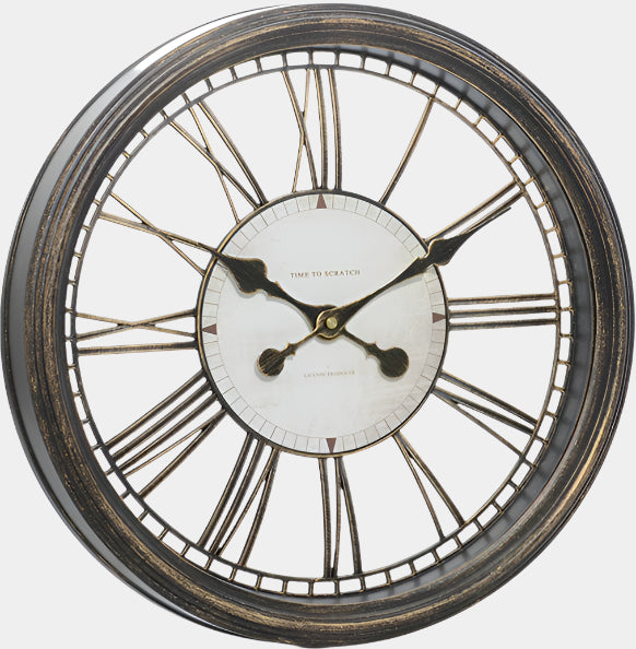 Wall Clock Manufacturer Customized Logo Vintage Decoration Livingroom Antique Wall Clock