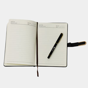 Custom logo Office Business School Leather Journal Notebook Printing with Magnetic Clasp