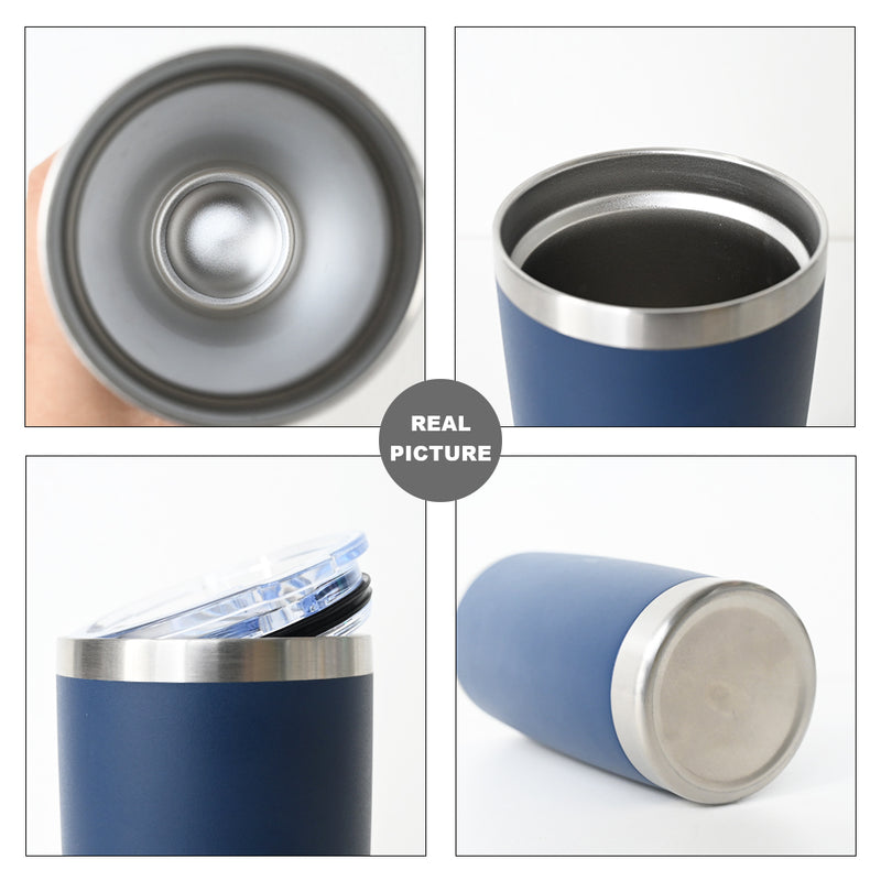 20oz Custom Logo Stainless Steel Travel Tumbler with Straw