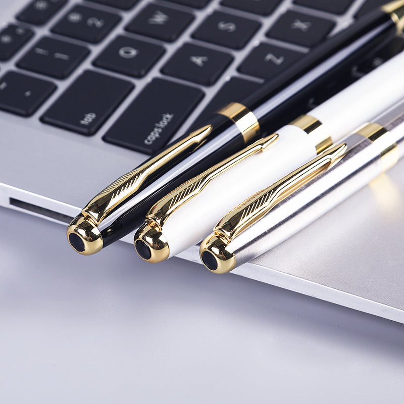 EXECUTIVE PEN -  Custom Printing Executive Promotional Classic Black and Gold Luxury Metal Ballpoint Pens