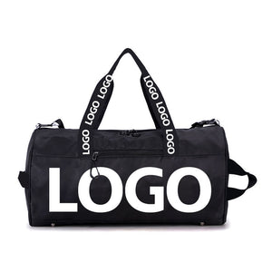 WOMEN Custom Print Logo Waterproof Portable Polyester Luggage Travel Bag Foldable Gym Sport Training Duffle Bag