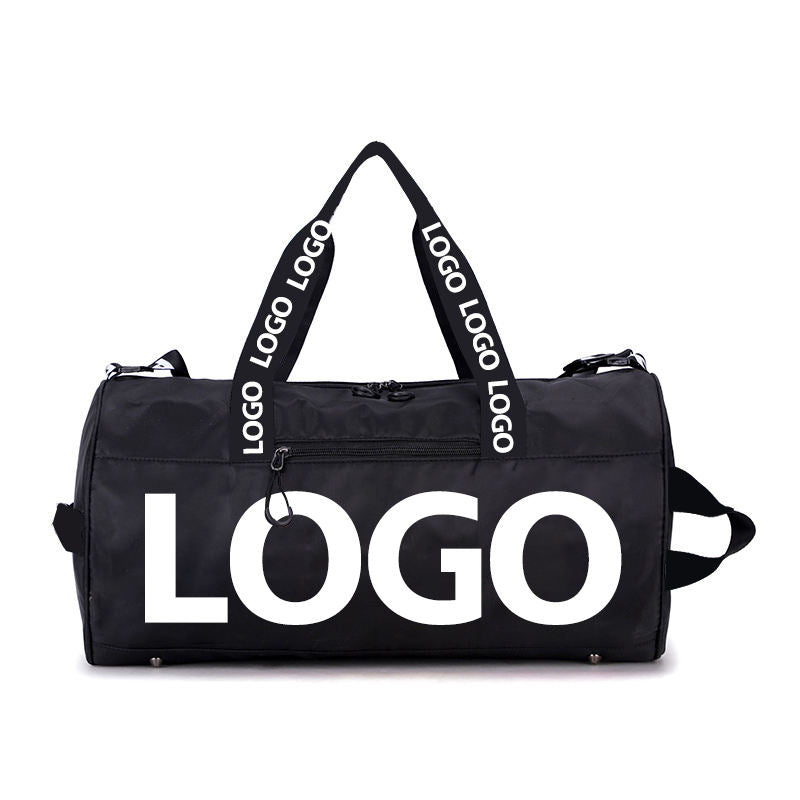 WOMEN Custom Print Logo Waterproof Portable Polyester Luggage Travel Bag Foldable Gym Sport Training Duffle Bag