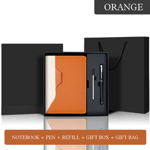 3-in-1 Custom Corporate Gift Set – Notebook, Pen & Gift Box