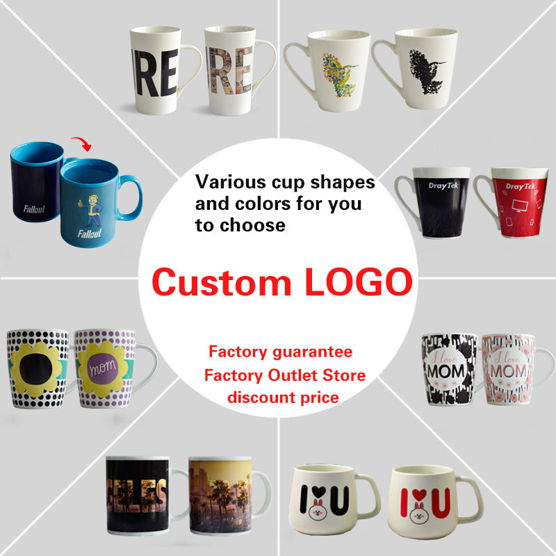 MUGS Color Changing  Magic Mugs with logo Custom American Style