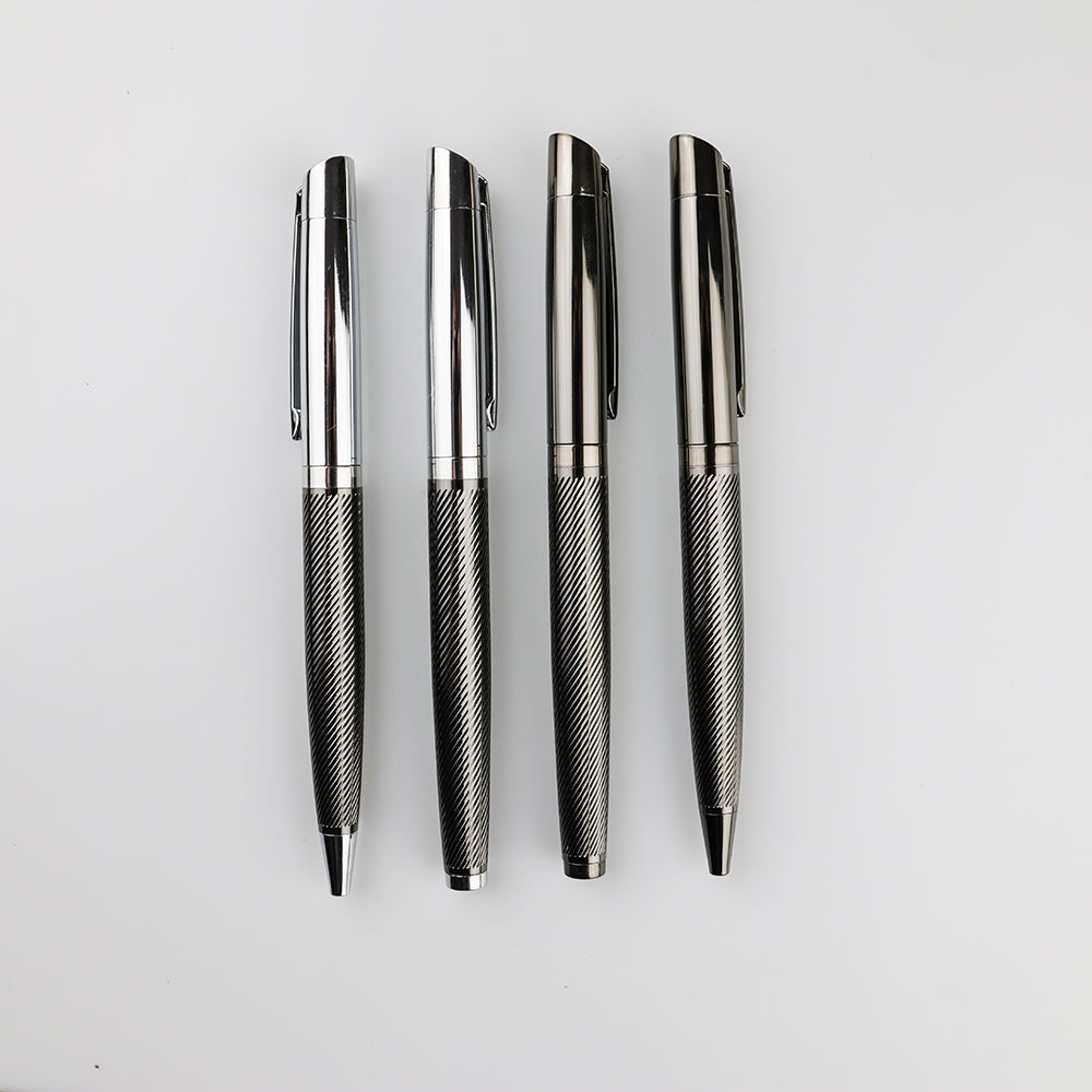 EXECUTIVE PEN -  Custom Printing Executive Promotional Classic Black and Gold Luxury Metal Ballpoint Pens