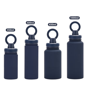 Flask Stainless Steel Tumbler with Custom Logo & Phone Holder