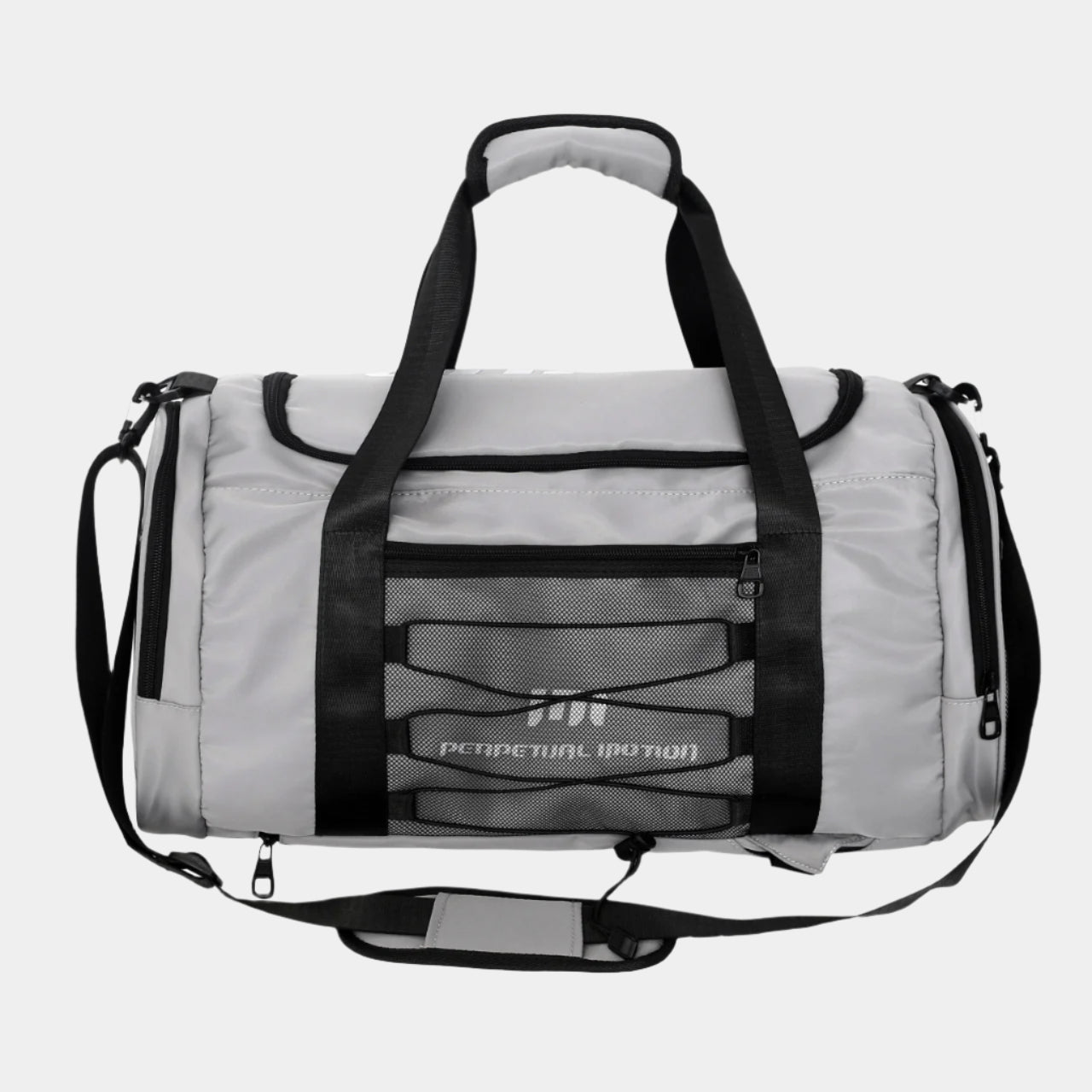 Custom Logo Printed Waterproof Travel Duffle Bag with Shoe Compartment
