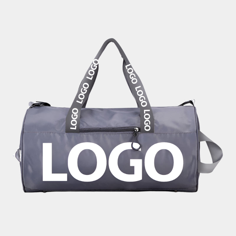 WOMEN Custom Print Logo Waterproof Portable Polyester Luggage Travel Bag Foldable Gym Sport Training Duffle Bag